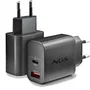 NGS Cargador de Pared GaN ERA20WBLACK 20W USB-C y USB-A Negro